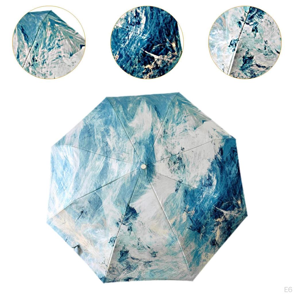 Automatic Umbrella Foldable Lightweight Sturdy Windproof Travel Multipurpose for