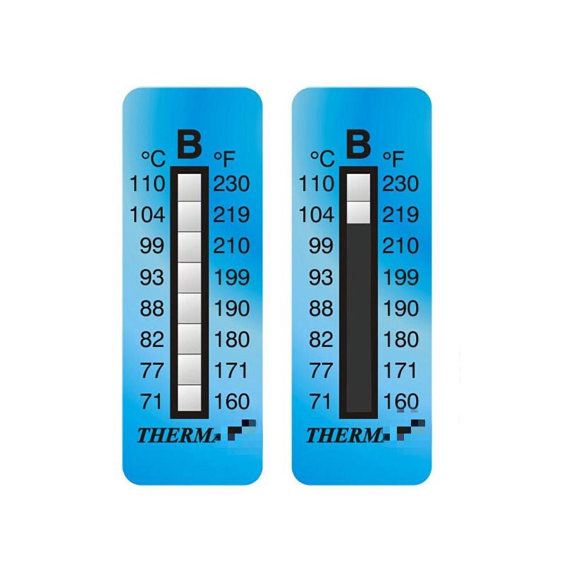 Heat-Sensitive Temperature Monitoring Strip 8 Segments
