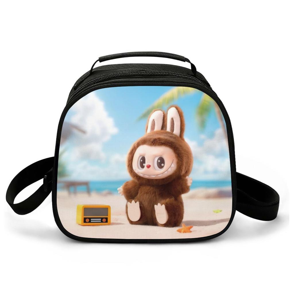 Picnic Bag Primary And Secondary School Students Thermal Insulation Bag Cartoon Animation Handbag Lightweight Wear-Resistant Lunch Box Bag