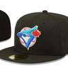 Toronto Blue Jays Embroidered Sun Protection Hat - Fully Enclosed Baseball Cap for Couples