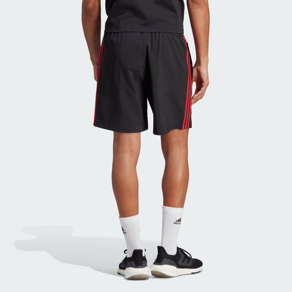 Adidas Manchester United DNA Shorts Three Stripe Color Block Casual Shorts Men Shorts Black IA8518