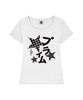 PRIMATE Poika Dot Milky Women'S U-Neck Slim Fit Short Sleeve T-Shirt 6 Colors