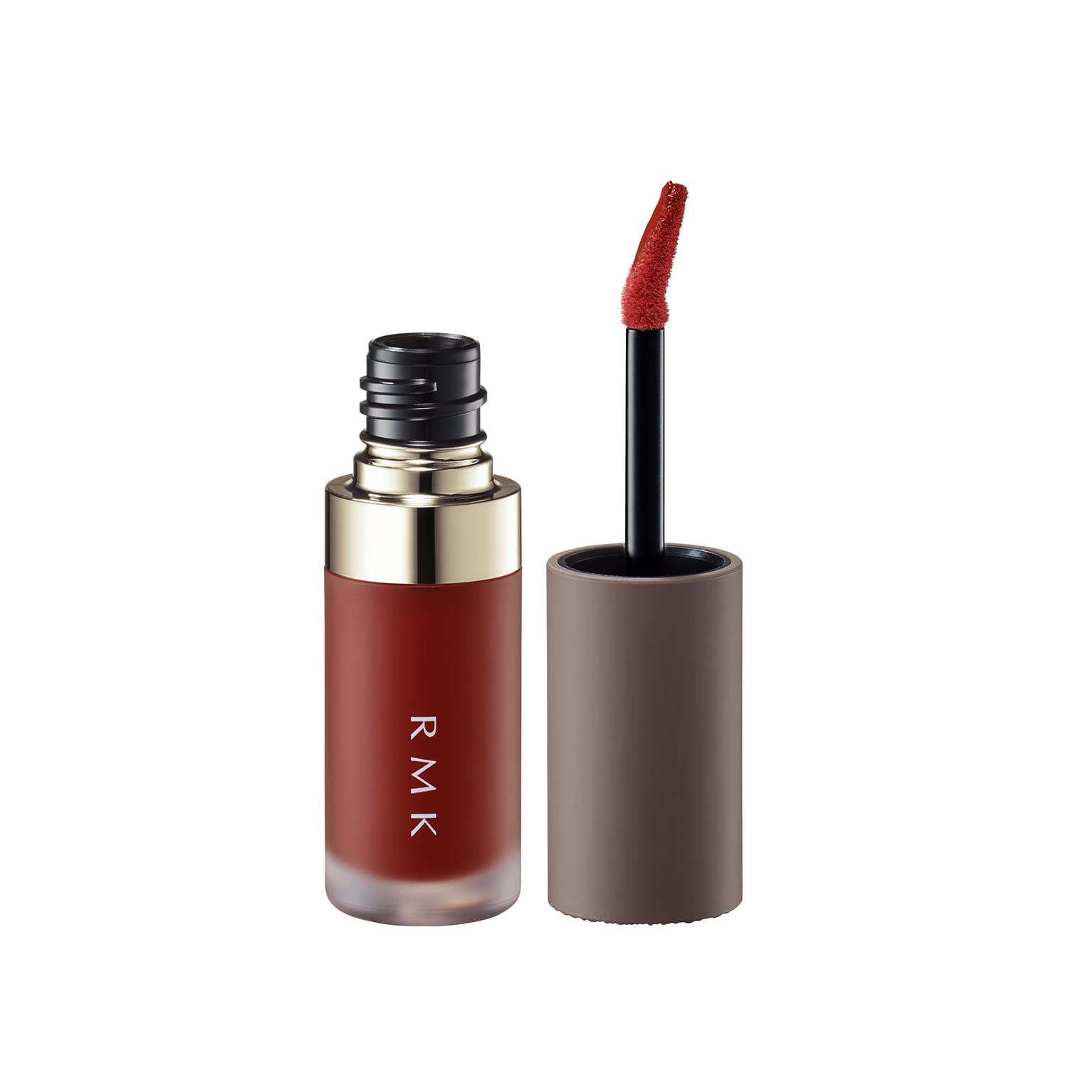 

RMK Liquid Lip Color - Moisturizing Lipstick with Hyaluronic Acid, Glossy Finish (All 3 Colors) 10 Low Carnelian