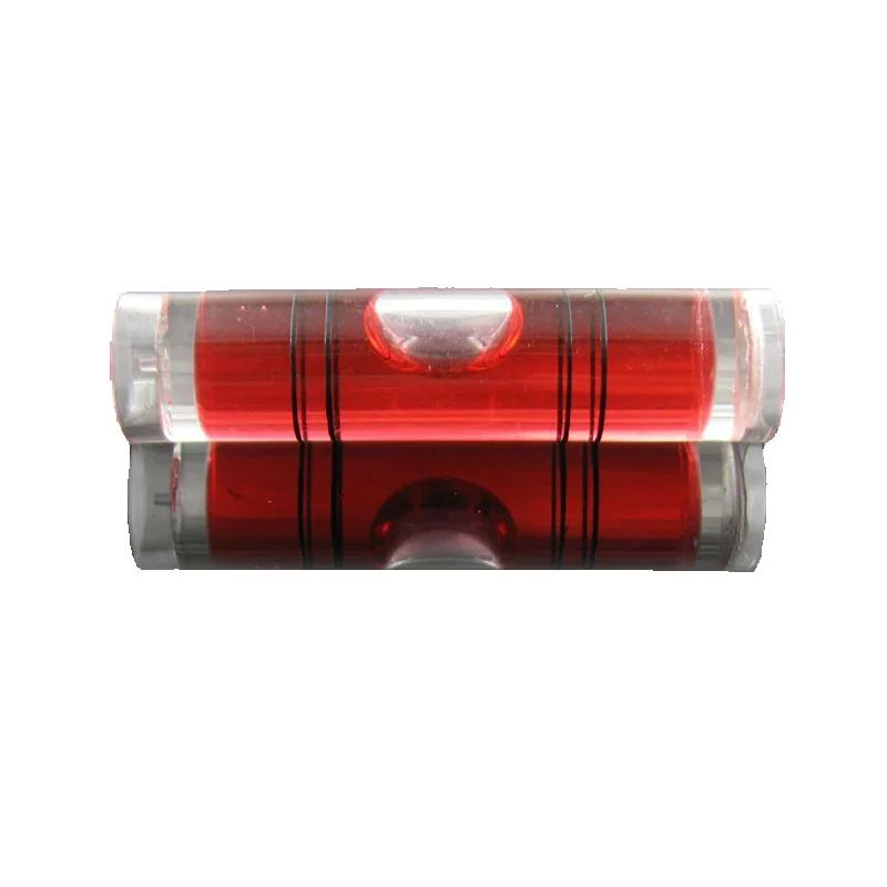 

10 шт./лот 9,5*40 мм красного цвета пузырьковый уровень пластиковый пузырьковый уровень трубчатые колбы