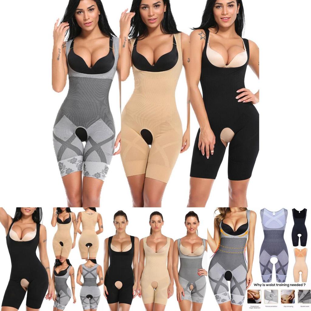 Comfortable Women Full Body Shaper Compression Bodysuit With Firm Control And Slimming Features