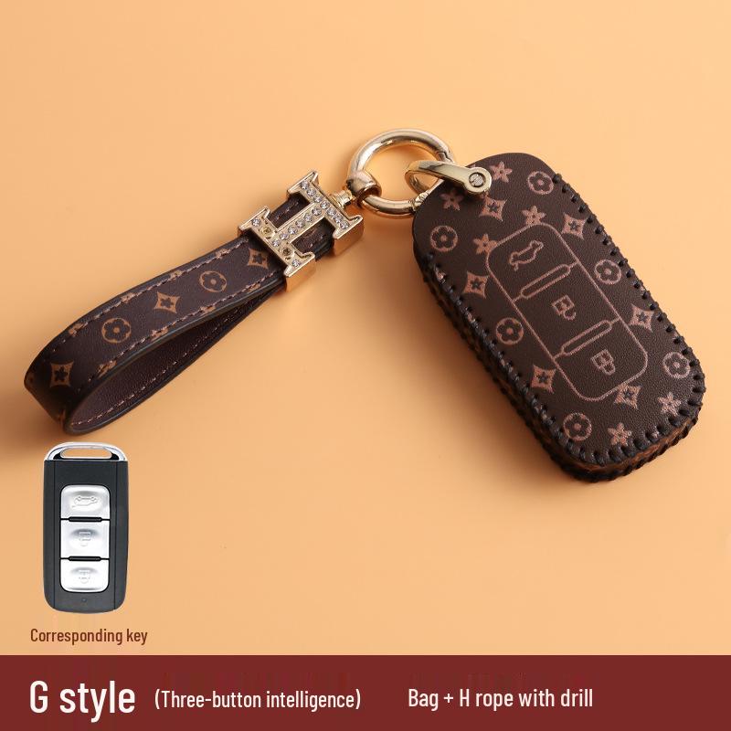 Dongfeng Fengguang Car Key Case for 580/S560, Aeolus AX7, Fengxing 330S, Jingyi IX5/X3, Buckle 370