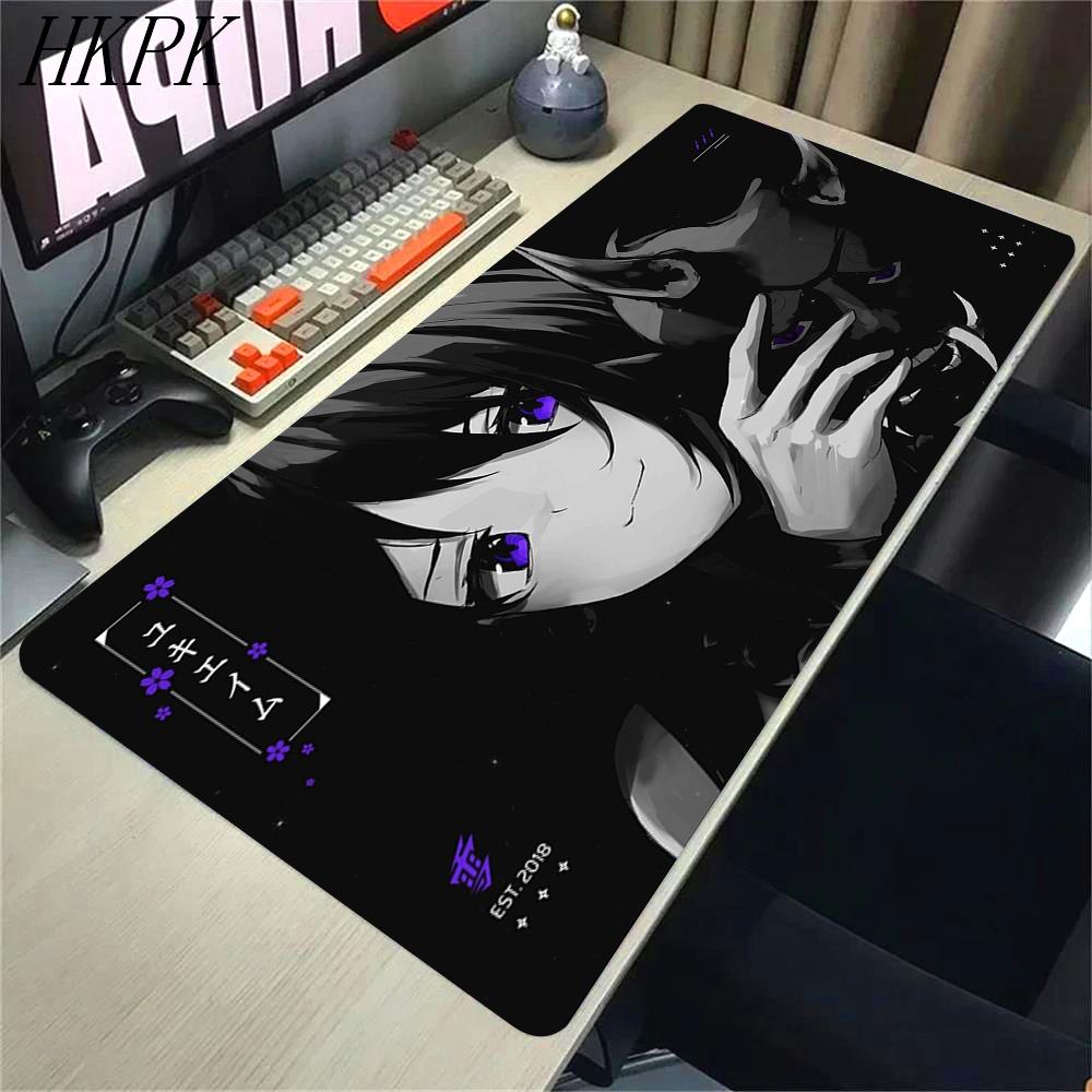 Anime Mousepad YUki Aim Rubber HD Mouse Mat Office NonSlip Large Mouse Pad Gamer Keyboard Mats Game Professional Gaming Deskmat