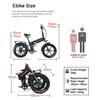 Faltbares Elektrofahrrad - RANDRIDE - YX20M - 1000W Motor - 48V 17Ah Batterie - Reichweite 70 km - 20" Räder