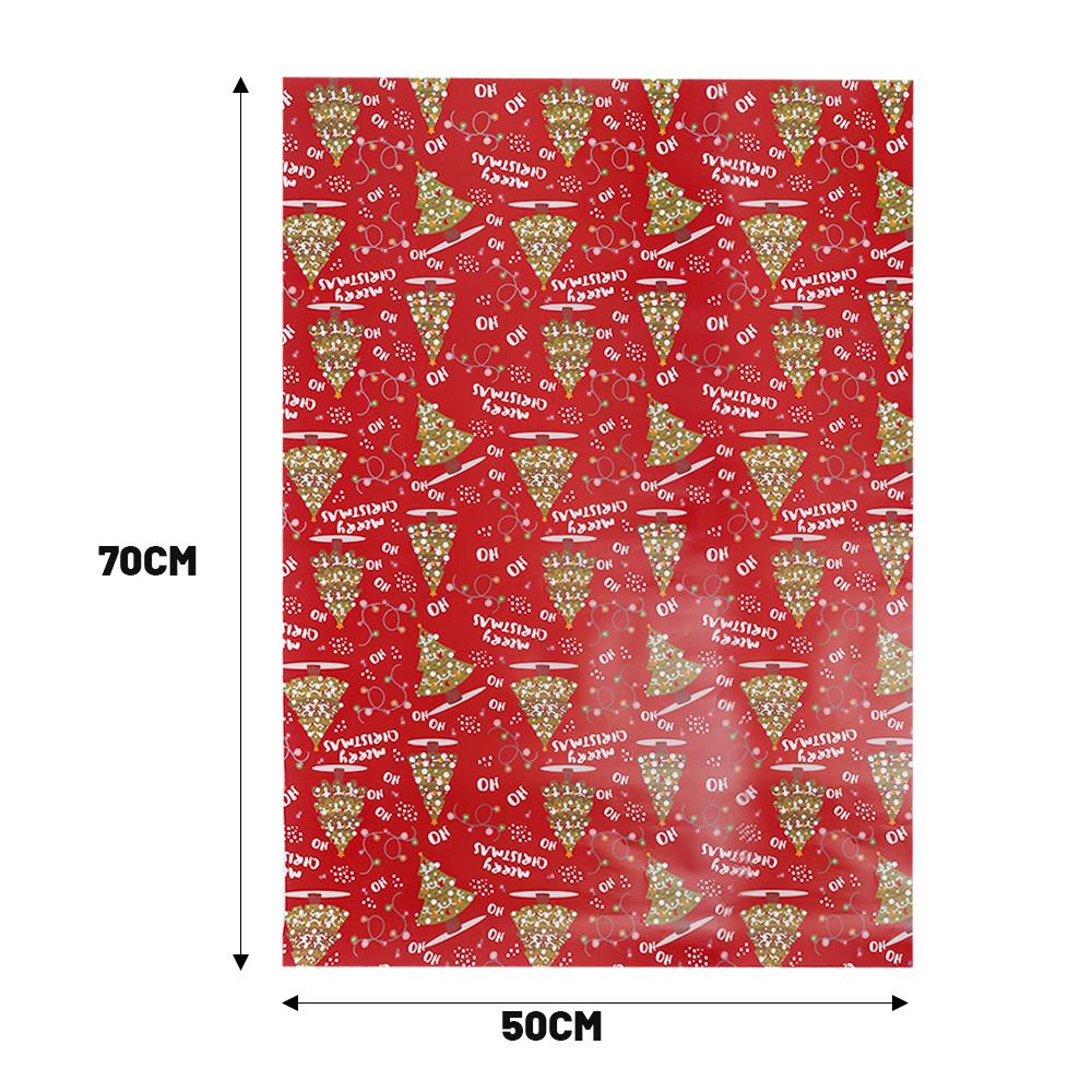 New Christmas Gifts Packaging Paper Santa Claus Snowflake Elk Xmas New Year Gift Wrapping Papers Holiday Atmosphere Decoration