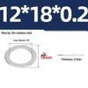 304 Stainless Steel Ultra-Thin Flat Washers - Available in Thickness: 0.1mm, 0.2mm, 0.3mm, 0.5mm