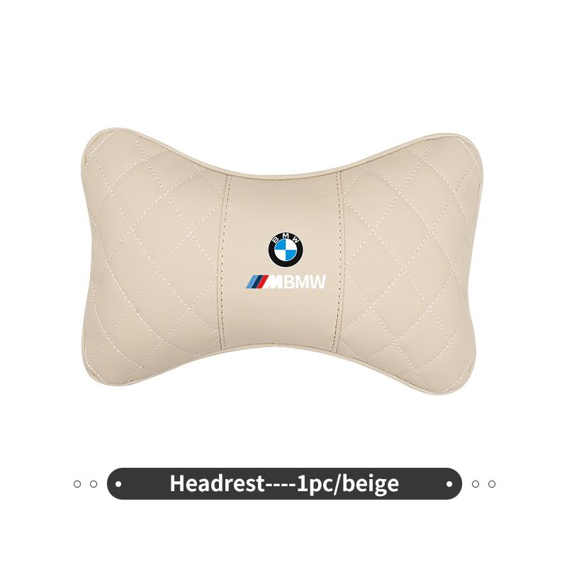 EYAG3 For BMW Leather Car Seat Headrest Lumbar Support Interior Accessories E87 E70 E91 E30 G20 E92 E93 E60 E46 E90 G30 E53 X1