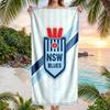NSW Blues Fashion Beach Towel Portable Soft Quick Dry Towel For Swimming Camping Holiday Use
