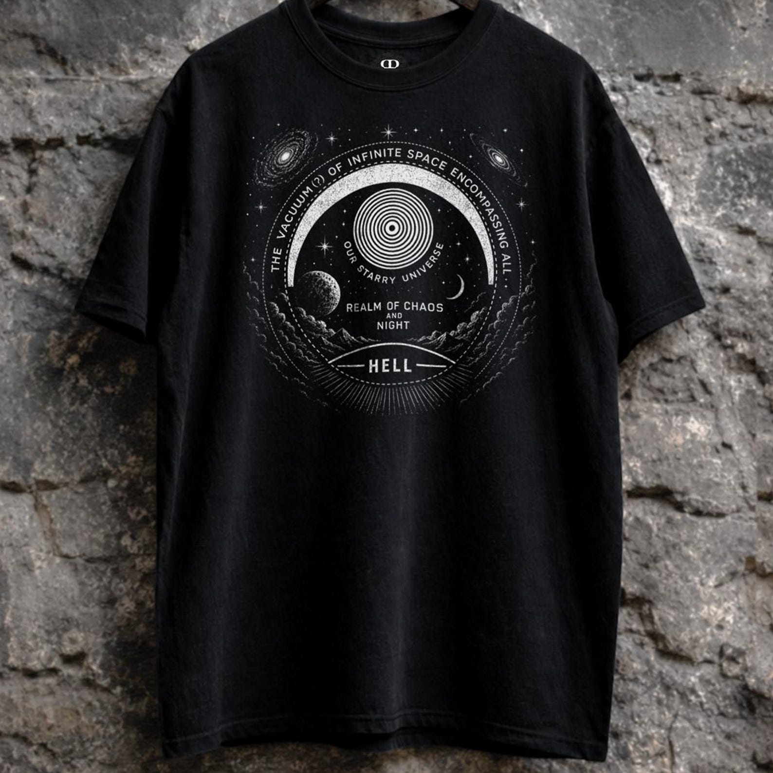 Paradise Lost Shirt - John Milton Cosmology Graphic Tee 4XL