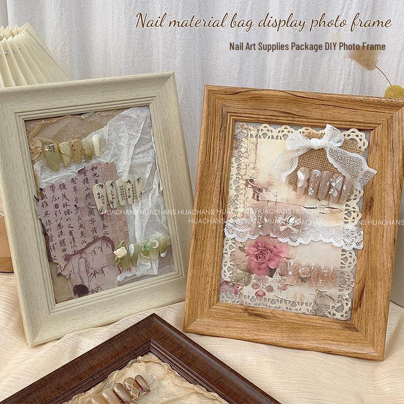 7-Inch DIY Nail Art Display Frame & Journal Stand
