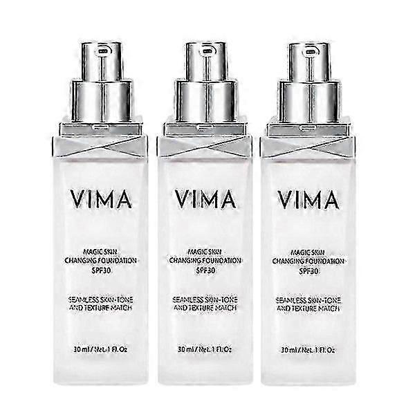 3x Vima Měnící se make-up, Vima Cosmetics, Vima Color Changing Foundation 20% C3