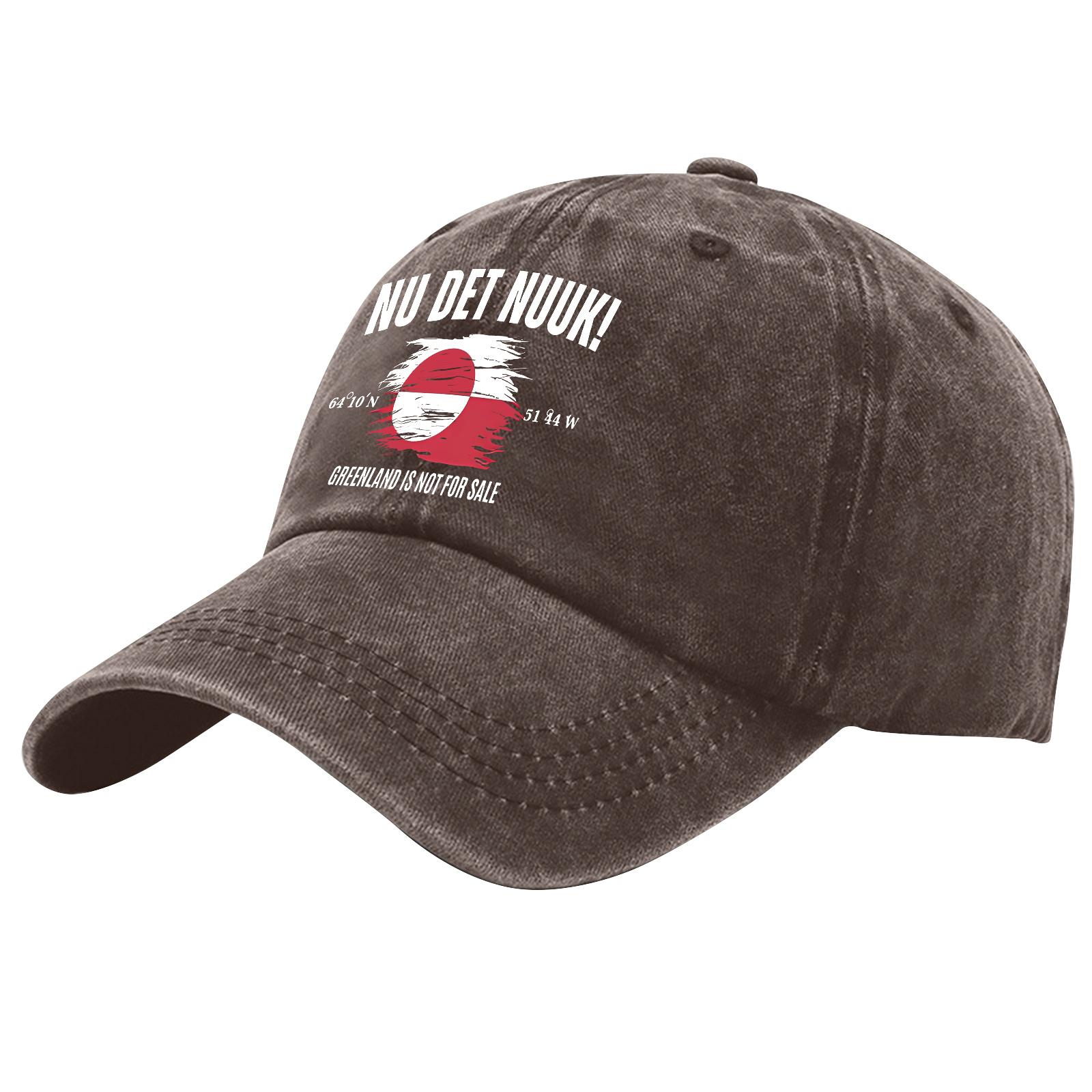 

Men s And Women s Printed Washed Cotton Adjustable Sun Hats, Fun Hats кавовий