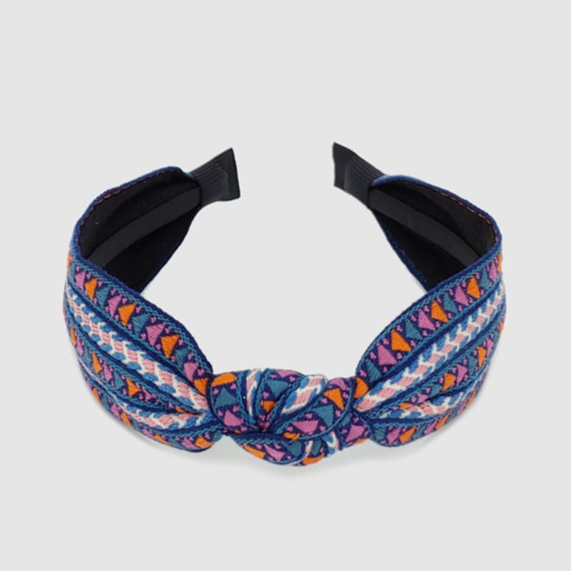 LALA Ethnic Hairband-L/BLUE