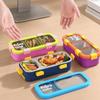 Removable Insulated Lunch Box Eco Friendly Rice Container Meal Container Divided Lunch Box  Picnic