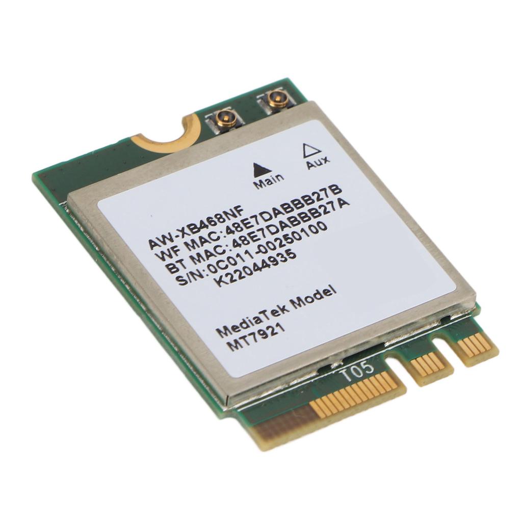 MT7921 NGFF M.2 Network Card 1800Mbps 2.4Ghz 5Ghz Dual Band WiFi Wireless Card for Windows 10 11