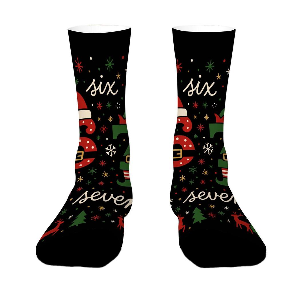 Fashionable, Warm And Interesting Six Or Seven Design Socks For Grandma