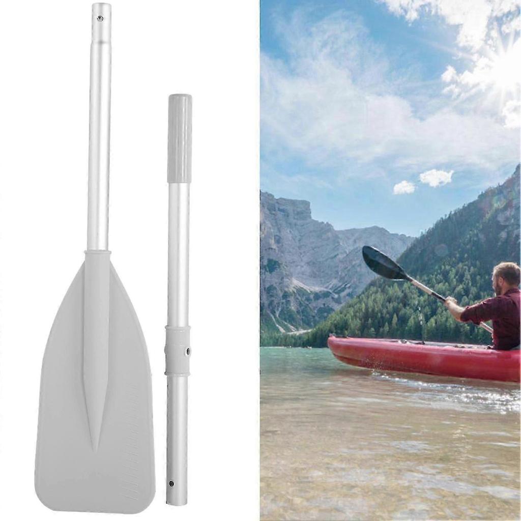 Paddle Boat,  2pcs Paddle with 2Pcs Rod Set Paddle Inflatable, High Toughness Inflatable Boat Dinghy Canoe Water Marine Sports Aluminium Alloy Oars