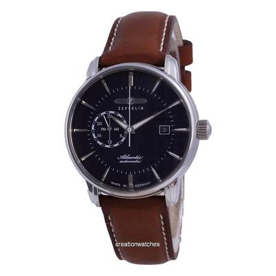 Atlantic Blue Dial odinis automatinis 8470-3 84703 vyriškas laikrodis