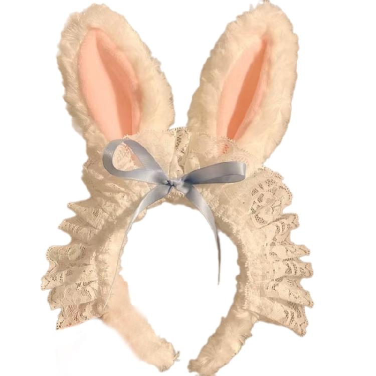 Adorkable Headbands Cartoon Rabbits Hair Hoop Eye-catching Headpiece Headwear for Halloween Cosplay Role Play