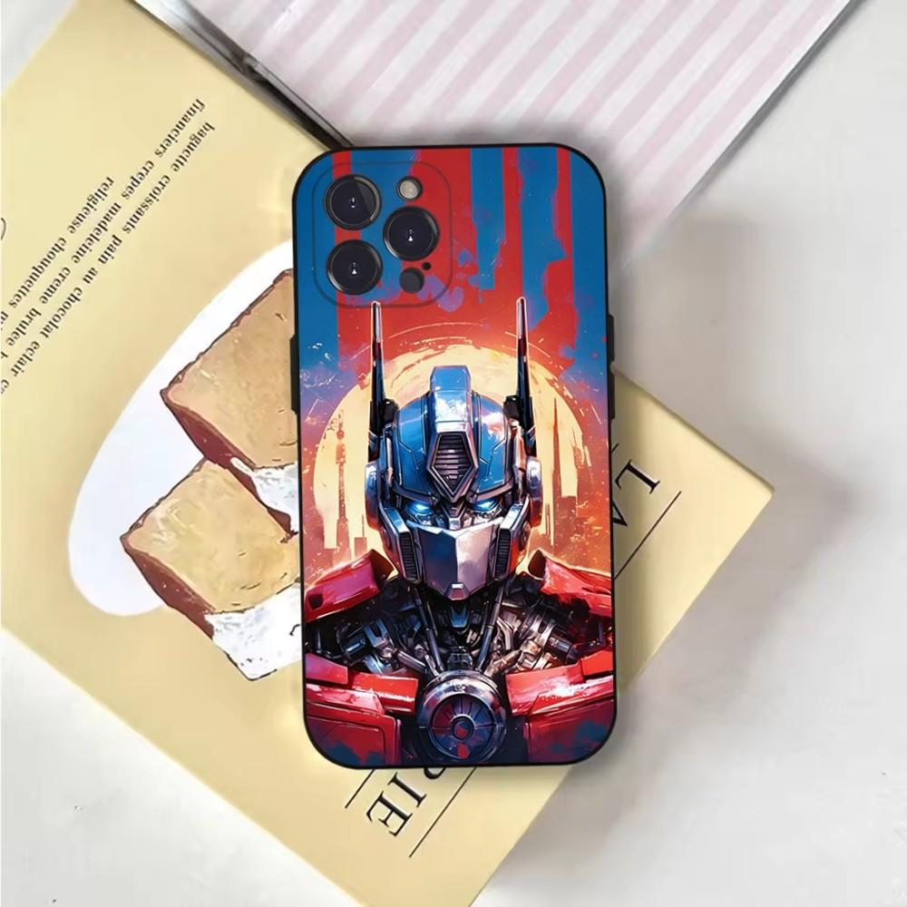 Cool T-Transformers Phone Case Phone Case For iPhone 16,15,14,13,12,11,Pro,X,XS,Max,XR,Plus,Mini Soft Black Cover