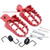 Red Off-Road Footpegs for Yamaha PW50/80 TW200