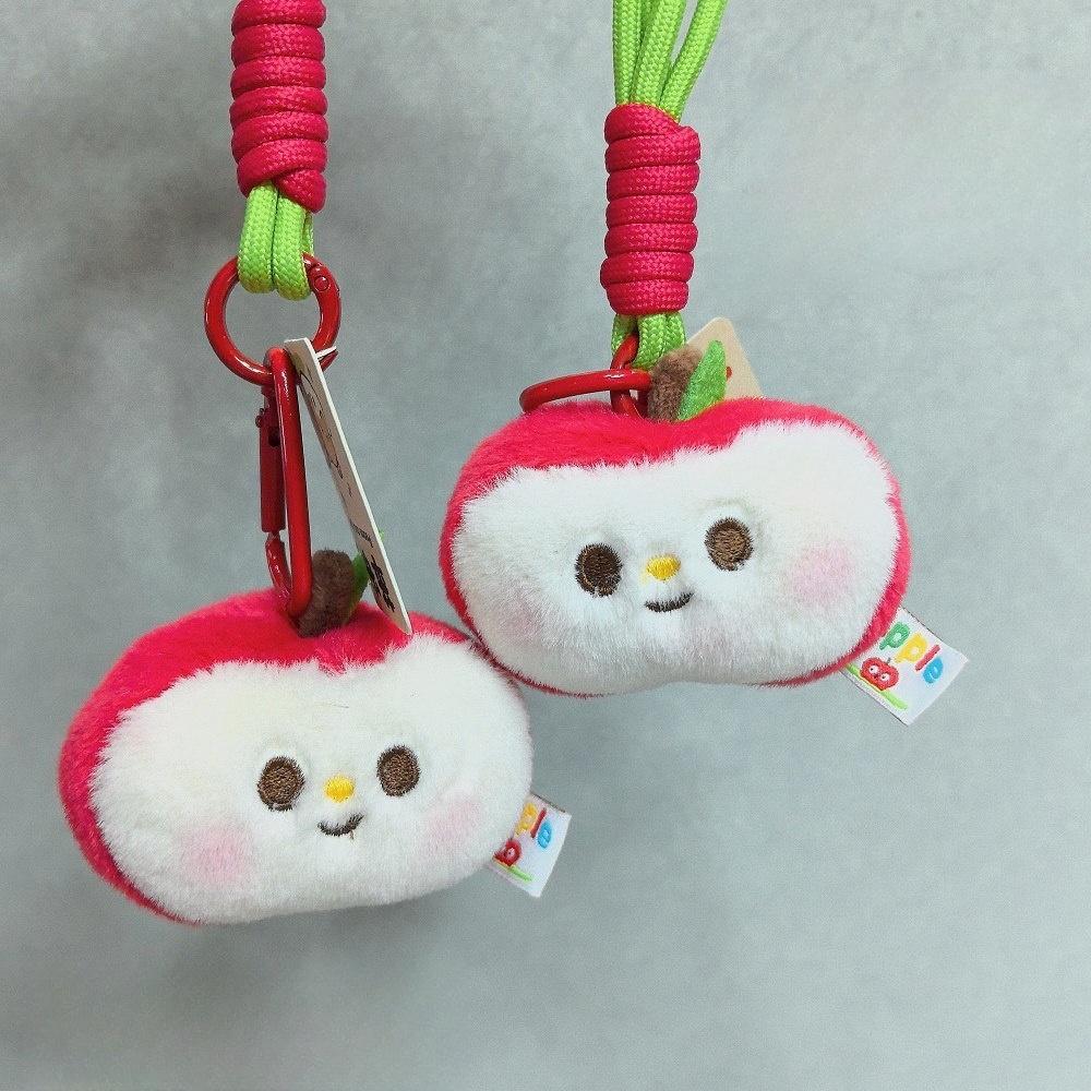 10Cm Squishy Fruit Plush Toy Stuffed Red Apple Plush Pendant Soft Food Plush Key Chain Peluche Kids Birthday Gift Christmas Gift