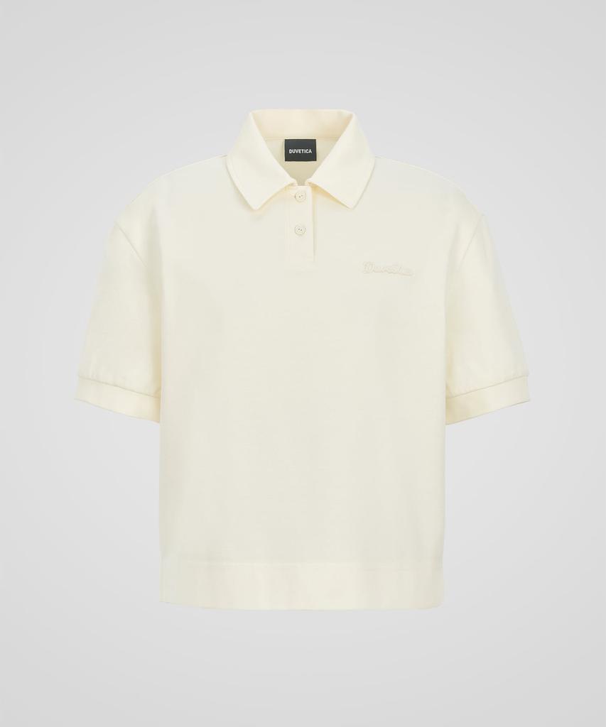 DUVETICA Nerte (Dark Cream) (Women'S Short-Sleeve Polo Shirt)
