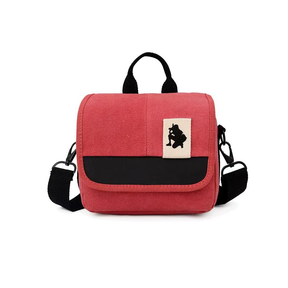 Canvas Camera Shoulder Bag For Canon R100 R10 R50 R8 R7 RP 250D 200D M200 M50 SX70 SX60 Nikon ZFC 18-55mm Lens Case Bag