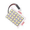 ¡caliente! Lámpara de lectura LED para habitación PCB, lámpara Interior de coche 24SMD, lámpara de parche LED 5050