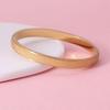 European & American Style Glitter Sand Stainless Steel Bracelet with Simple Gold Thin Ring - Titanium Steel Women's Jewelry