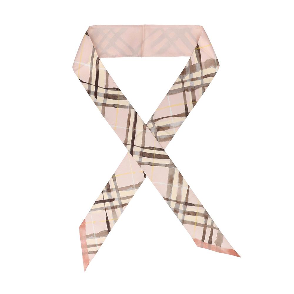 Burberry 8102101 C1789 Check Twily Silk Scarf 8102101 C1789