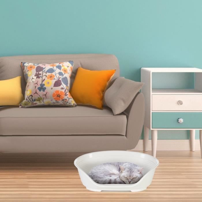 Panier-Corbeille SIESTA DELUXE Taille 4 - 61,5*45*21,5 Cm - Fuschia -FERPLAST