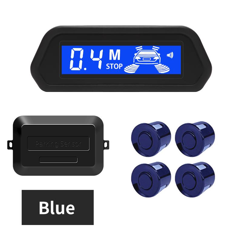 Car Parking Sensor Kit With Auto Parktronic Reverse LED Monitor 4 Sensors Radar Detector System Backlight Display
