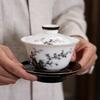 Tang Hui Ceramic Floating Lid Gaiwan Tea Bowl