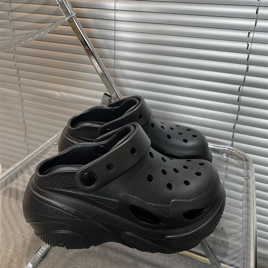 New summer CM hole shoes slippers women's outer wear summer platform out women's bag head shoes