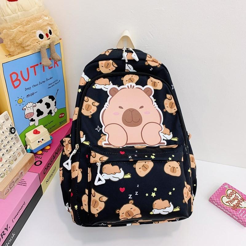 Adorable Animal Cartoon Backpack For Boys And Girls Stylish Large Capacity Kindergarten Bag School