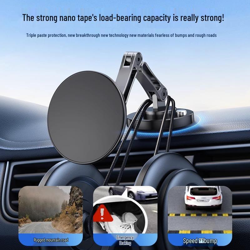 Magnetic Car Phone Holder for Tesla Screen - 360° Rotation, MagSafe, Wireless Charging