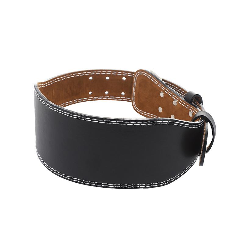 

Пояс для фитнеса из искусственной кожи Пояс для тяжелой атлетики Защита для тренировок Дышащая регулировка приседаний и защита от сжатия живота Защита пояса давления XL 90cm-110cm