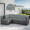 Cross-border Elastic Waterproof Milk Silk Sofa Seat Cover for Outdoor Use