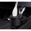 1pc Portable Leather Creative Cylindrical Tissue Box, Safe Window Breaking Multifunctional Tissue Cup, Car Interior Accessories