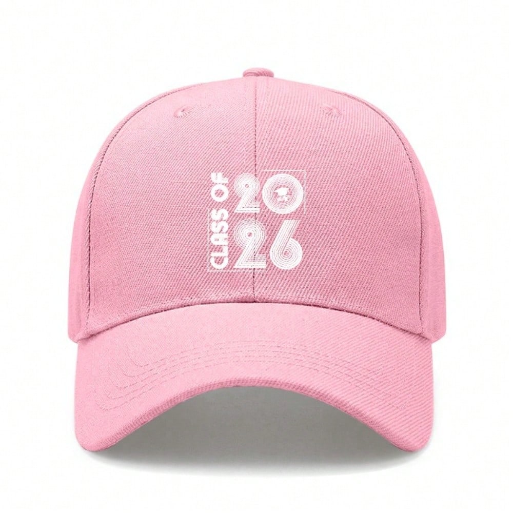 [Graduation Baseball Cap] Class Of 2026 Print Adjustable Polyester Hat Unisex  Casual Outdoor Sports - Gift For Graduates & Students