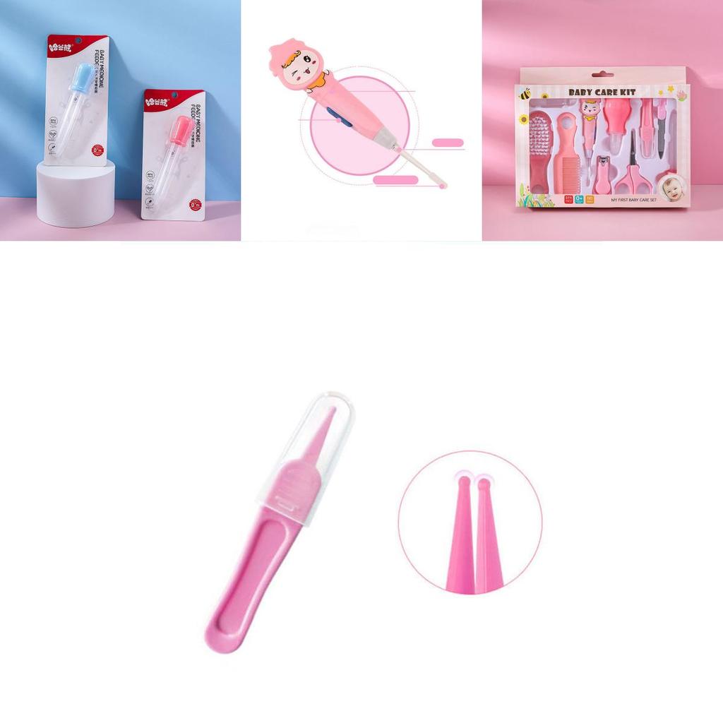 Baby Care Gift Set With Child Nail Clippers And Ear Pick Tools For Infants Toddlers