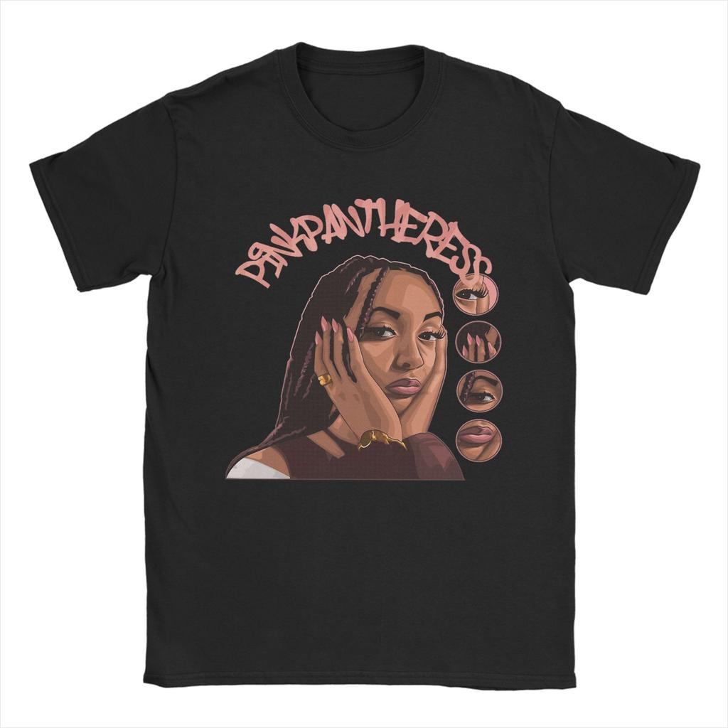 Casual Singer Pink PPantheress TShirt for Unisex Crewneck 100 Cotton T Shirts Short Sleeve Tees Printing Clothes
