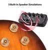 Guitar Amplifier Mini Amp Portable Headphone Guitar Amplifier Plug and Play for Electric Guitar Musical Instrument 3 Built-In Speaker Simulations OTG