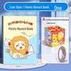 Children's Cute Reading Reward Stamp Book: Cartoon Points Card for Wish Redemption