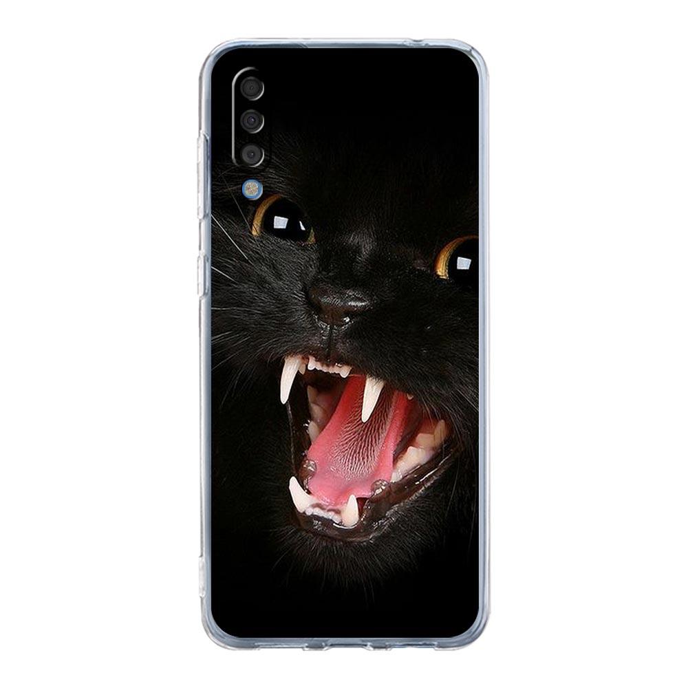 

Black Cat Staring Eye For Samsung Galaxy A14 Case A50 A70 A30 A40 A20E A10S A20S A02S A04S A12 A22 A32 A34 A42 A52 5G A54 Cover Samsung A20E